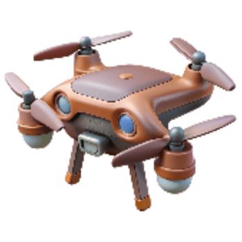 elegant rustic Drone with Wind Resistance Design Cutout genuine png