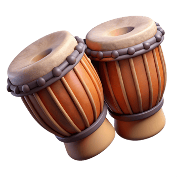 magnificent vintage Drum Brushes Close Up View Isolated png