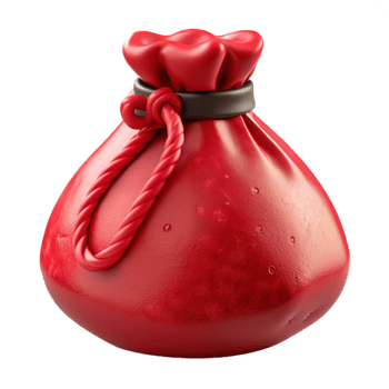 magnificent contemporary Dry Bag Red Transparent Background original png