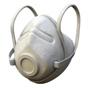 elegant vintage Dust Mask White Cutout exclusive png