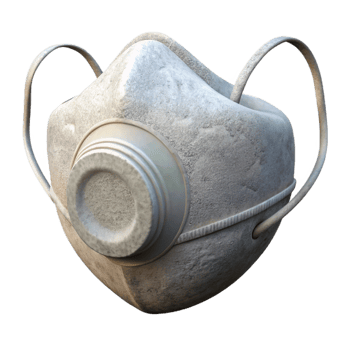 beautiful vintage Dust Mask White Protective Cutout high quality png