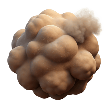 wonderful abstract Dust Storm Visibility Reduced Brown Transparent Isolated png