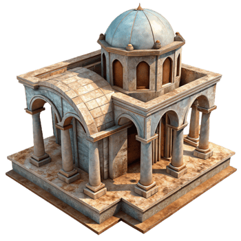 dramatic abstract D Virtual Architecture Model Transparent Background exclusive png