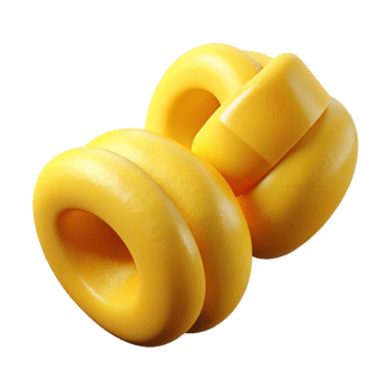 vibrant vintage Ear Plugs Foam Bright Yellow Cutout exclusive png