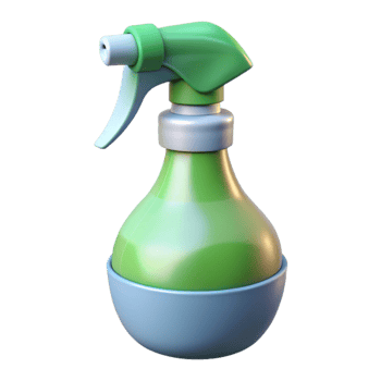 wonderful vintage Eco Friendly Cleaning Spray Bottle Isolated high resolution png