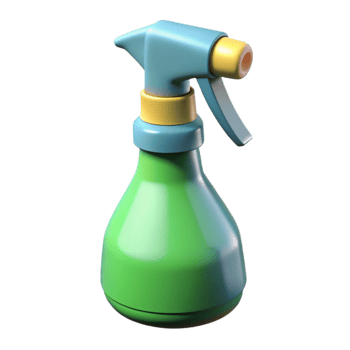 vibrant classic Eco Friendly Cleaning Spray Bottle Isolated high quality png