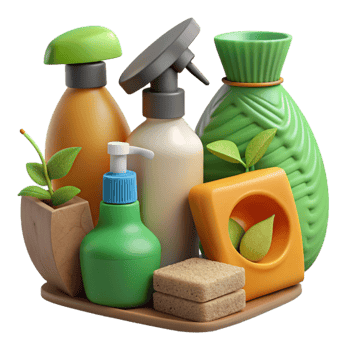 extraordinary creative Eco Friendly Cleaning Supplies Isolated Cutout genuine png