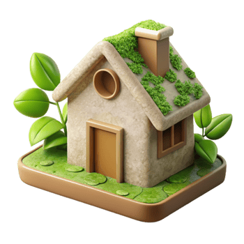 elegant contemporary Eco Friendly Home Design Cutout professional png