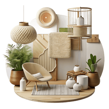 dramatic contemporary Eco Friendly Interior Design Cutout with Natural Light high resolution png