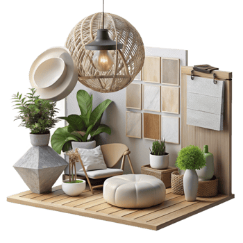 magnificent contemporary Eco Friendly Interior Design Cutout with Natural Light professional png