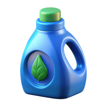 wonderful vintage Eco Friendly Laundry Detergent Bottle Isolated professional png