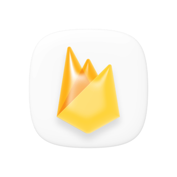 Google firebase logo on transparent background png