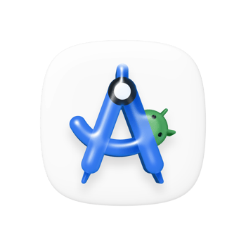 Google Android Studio on transparent background png