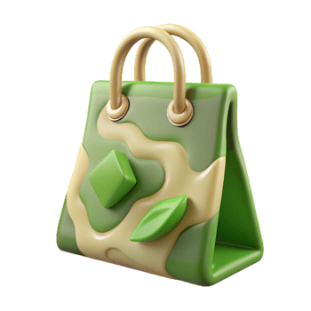 wonderful creative Eco Friendly Shopping Bag Transparent Element premium png