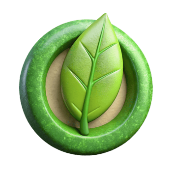 Eco Friendly Symbol Green Leaf Isolated png