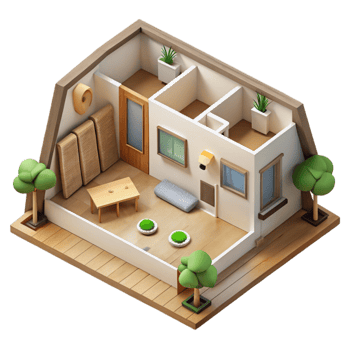 magnificent abstract Eco Home Floor Plan Cutout with Room Labels authentic png