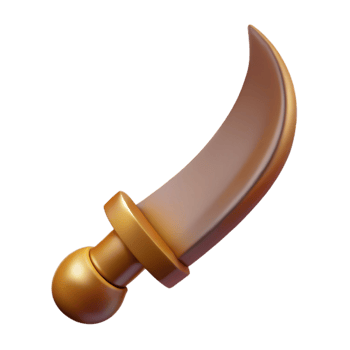 beautiful artistic Eid Al Adha Sacrificial Knife Silhouette Transparent png