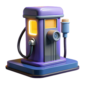 stunning creative Electric Car Charging Station Icon Cutout Element high resolution png