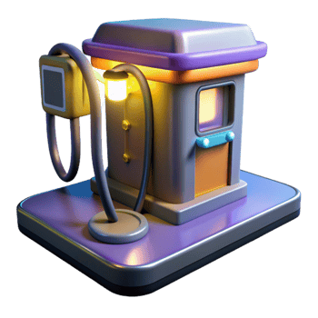 extraordinary abstract Electric Car Charging Station Icon Cutout Element professional png