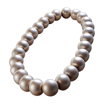 magnificent classic Elegant Pearl Necklace Cutout Isolated detailed png