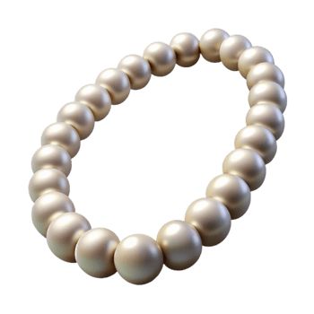 extraordinary artistic Elegant Pearl Necklace Cutout Isolated premium png