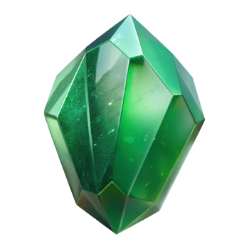 wonderful contemporary Emerald Crystal Green Hues Transparent genuine png