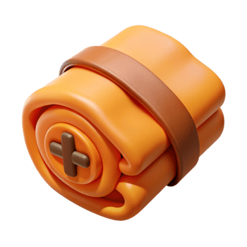 dramatic contemporary Emergency Blanket Orange Isolated high resolution png