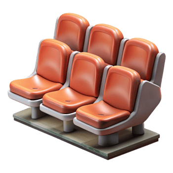 extraordinary rustic Empty Stadium Seats Transparent original png