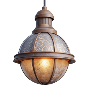 dramatic abstract Energy Efficient Lighting Fixture Transparent Background professional png