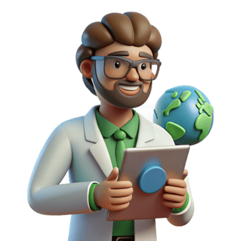 elegant abstract Environmental Research Scientist at Work Cutout high quality png