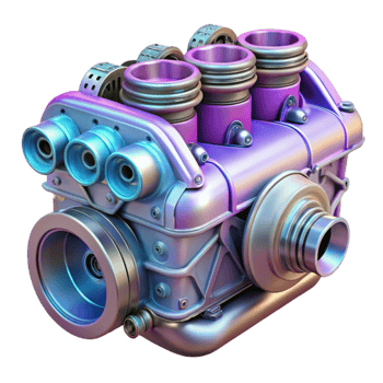 wonderful creative Exotic Car Engine Detail Transparent high resolution png