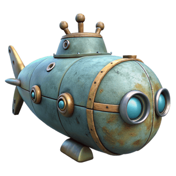 wonderful minimalist Exploring the Deep Sea Isolated Submarine Expedition genuine png