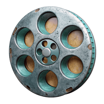 extraordinary modern Faded Film Reel Restoration Process Cutout genuine png