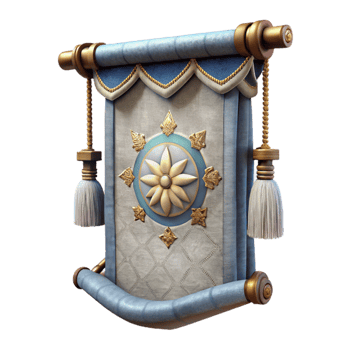 Faded Tapestry Woven Scene Detail Transparent png