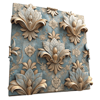 elegant minimalist Faded Wallpaper Floral Pattern Transparent png