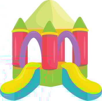 Inflatable Jumping Castle vector