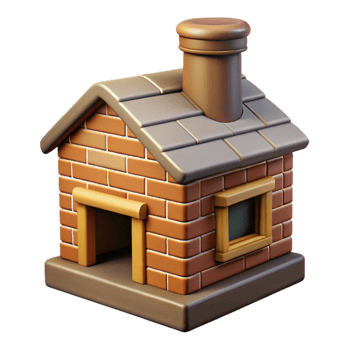 magnificent minimalist Farmhouse Chimney Cutout Brick Detail detailed png
