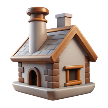 vibrant creative Farmhouse Chimney Transparent authentic png