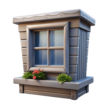 extraordinary contemporary Farmhouse Window Box Transparent detailed png