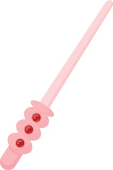 Rose Quartz Sorcery Wand vector
