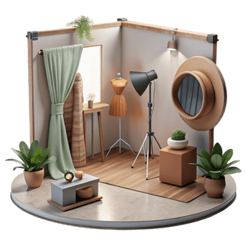 extraordinary creative Fashion Photography Studio Setup Cutout high resolution png