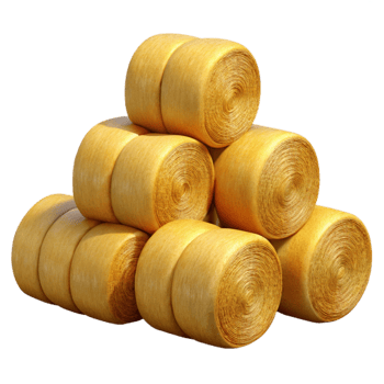 serene classic Field of Hay Bales Transparent Background high resolution png