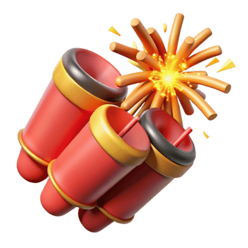 wonderful modern Firecrackers Exploding Diwali Festival Transparent Background original png