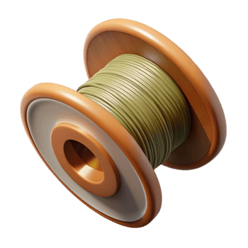 wonderful vintage Fishing Line Spool Transparent Background genuine png