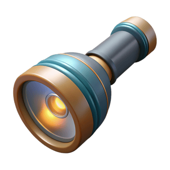 stunning abstract Flashlight with Zoom Feature Isolated original png