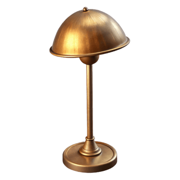 stunning vintage Floor Lamp Brass Finish Isolated Cutout professional png