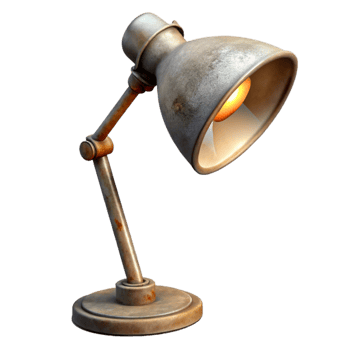 vibrant rustic Floor Lamp Adjustable Height Transparent Background high quality png