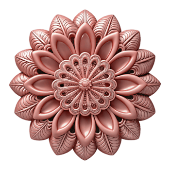 magnificent creative Floral Lace Motif Closeup Isolated Element high quality png