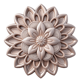 wonderful vintage Floral Lace Motif Closeup Isolated Element high resolution png