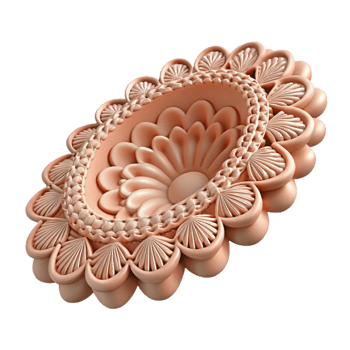 extraordinary classic Floral Lace Trim Scalloped Edge Isolated Element authentic png